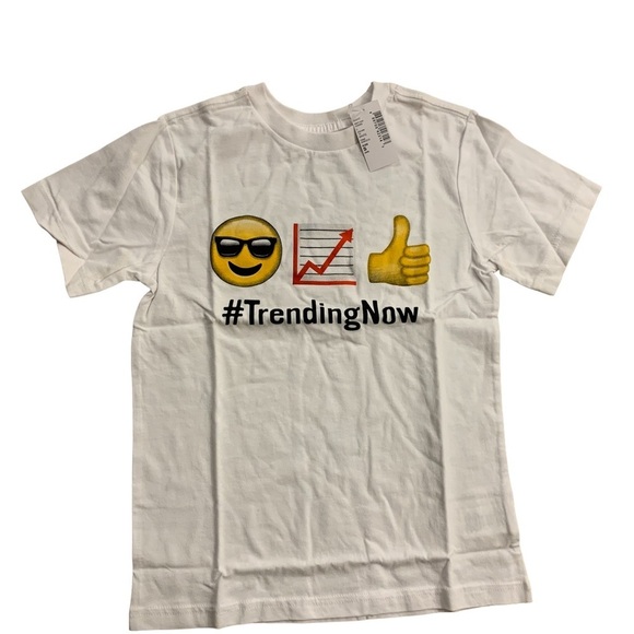 Children's Place | Social Media Trending Now Emoji Tee Shirt Kids Small - Picture 1 of 8